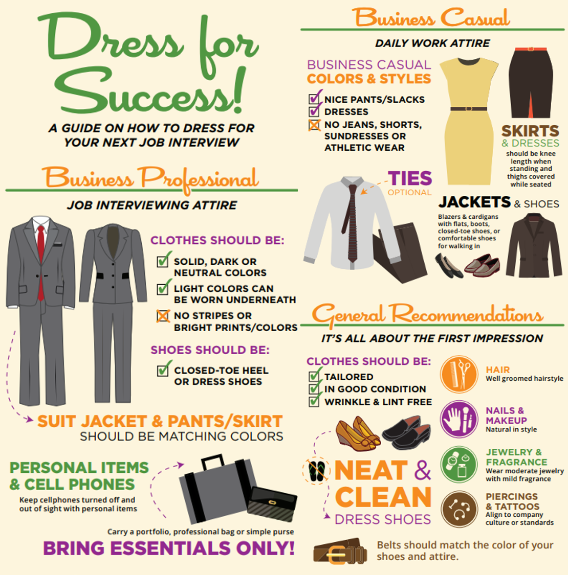 professional dress for success